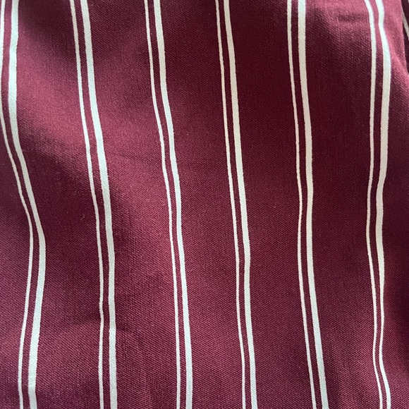Forever 21 Red & White Striped Work Pants / Trousers - Picture 3 of 5